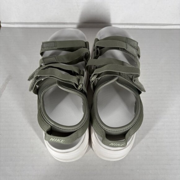 Nike Women Size 11 Light Army Green Icon Classic Platform Sandals DH0224 NWOB - Picture 8 of 11